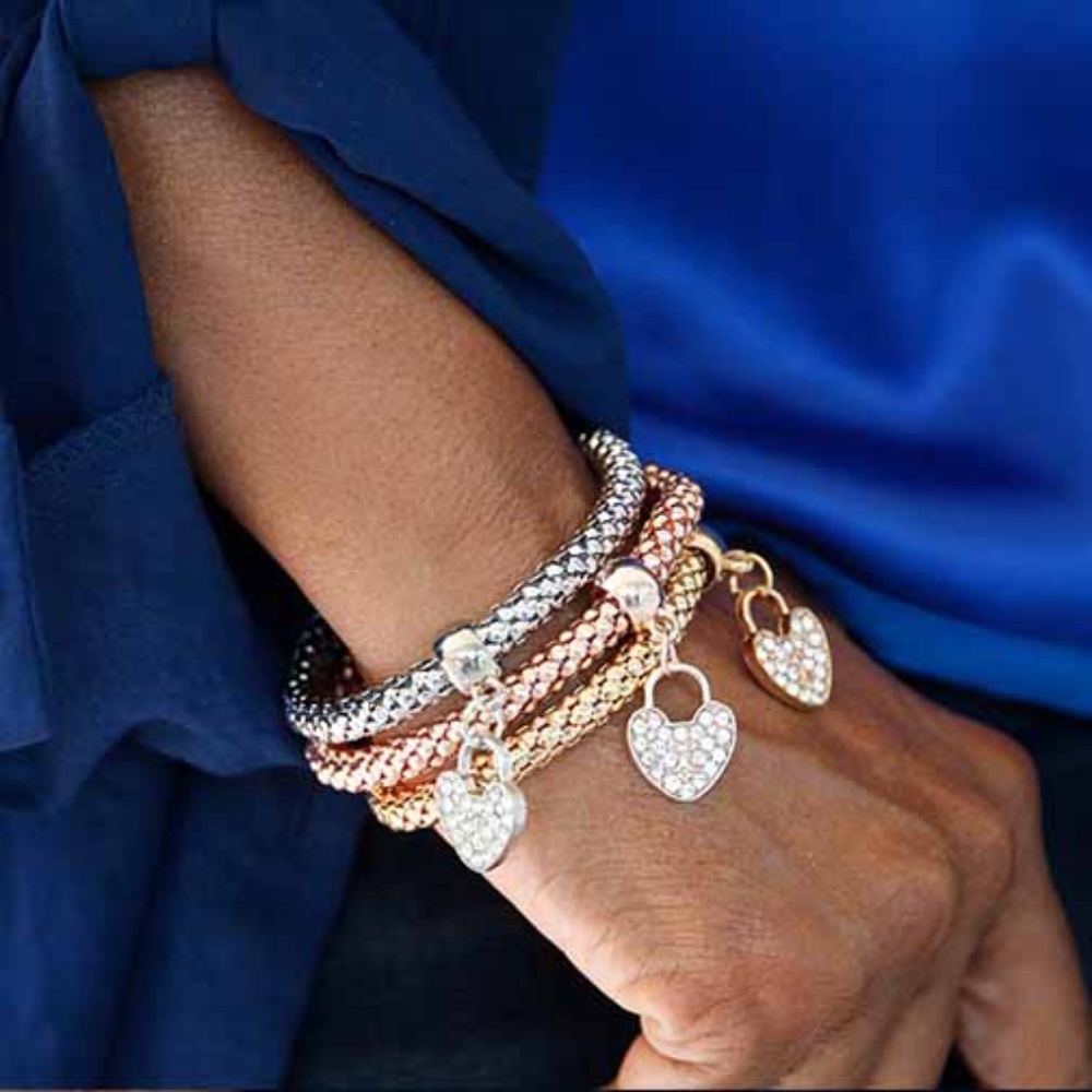 Heart Bracelet Set